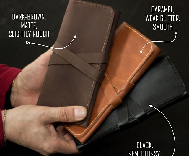 leather travel pouch, leather pocket organizer, leather pocket holder -  Shop Leather Studio 39 Wallets - Pinkoi