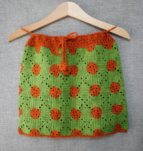 Mango Musi Baby girl skirt, handmade skirt, crochet skirt