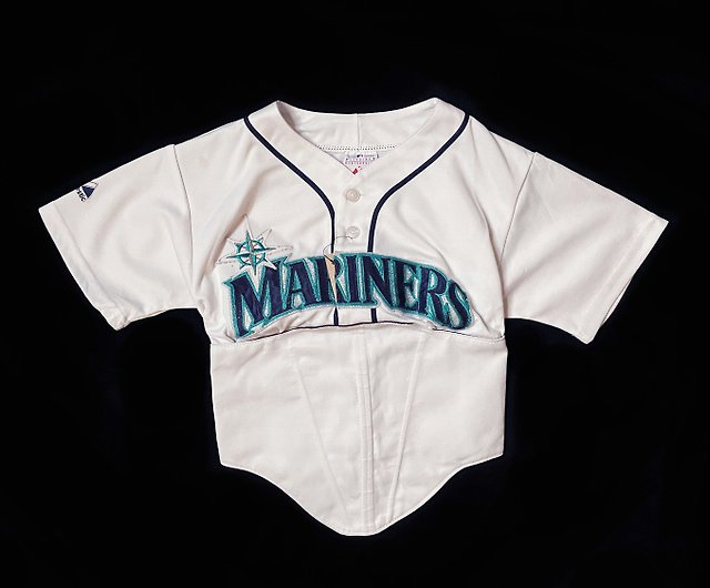 REGETHER Vintage Reworked Vest Baseball Top - Seattle Mariners