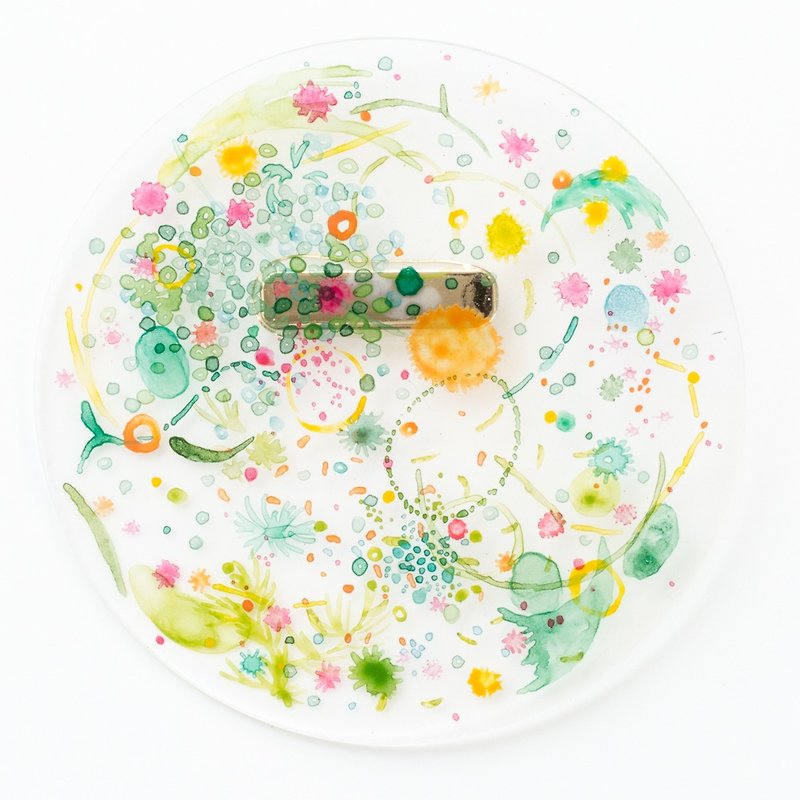 Big picture brooch - Brooches - Acrylic Green