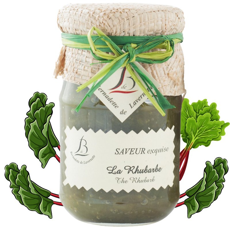 #17 B de L小銅鍋:大黃健康蔬菜果醬 法式頂級果醬 - 果醬/抹醬 - 玻璃 