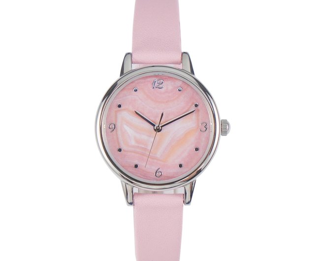 Pink color discount watch for girl