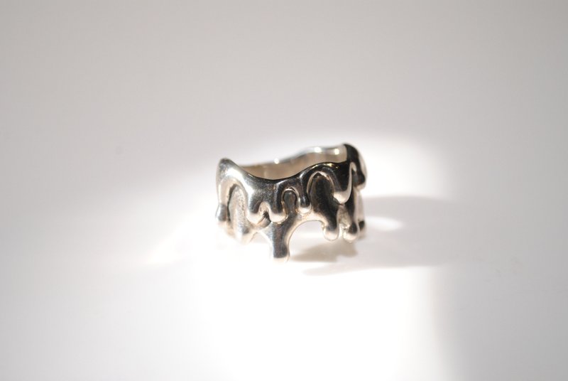 Morphen/手工銀飾/戒指/Type A ring - 戒指 - 純銀 銀色