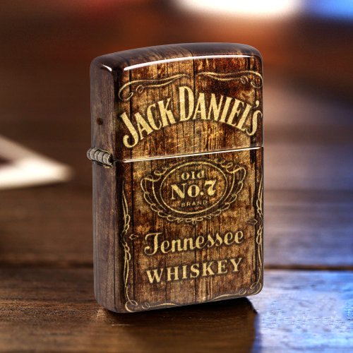 Zippo 【ZIPPO官方旗艦店】Jack Daniel's防風打火機 46278