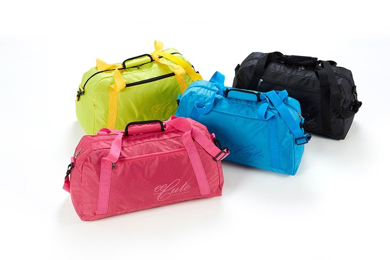 eeCute Lightweight Lohas Travel Bag (can be hand-held, shoulder slanted back) (three colors optional) - กระเป๋าแมสเซนเจอร์ - เส้นใยสังเคราะห์ หลากหลายสี