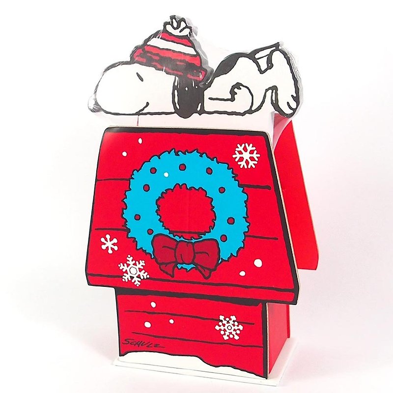 Snoopy聖誕狗窩便條紙/盒-75頁【Hallmark-Peanuts™史奴比 禮品 聖誕節系列】 - 便條紙/memo紙 - 紙 紅色