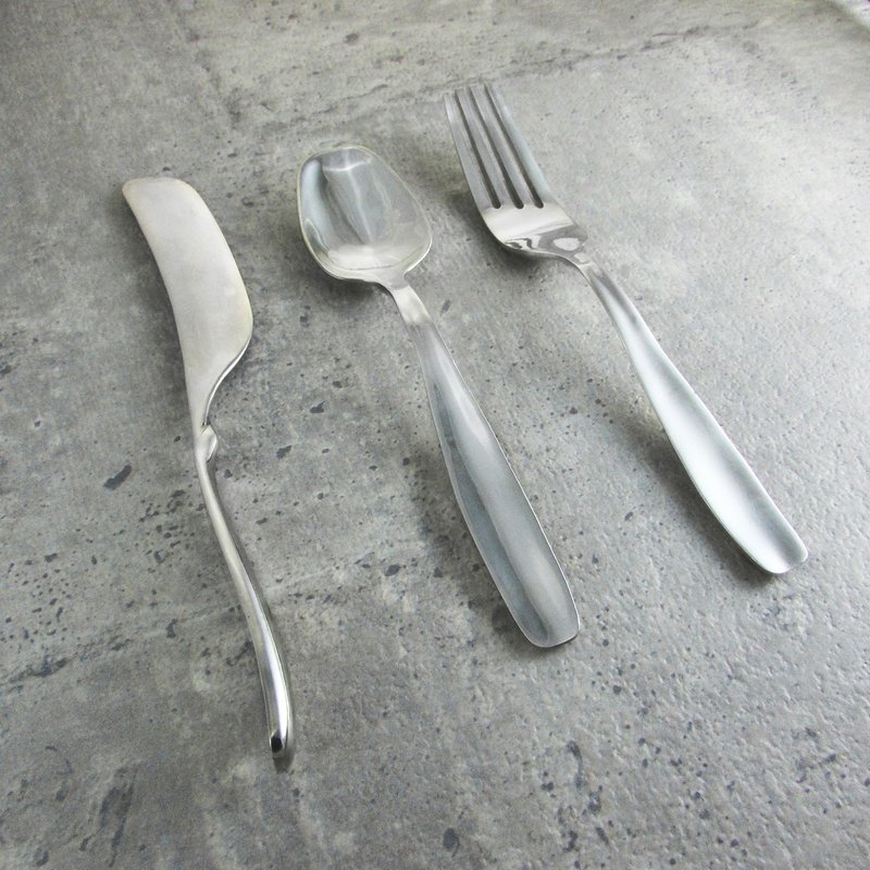 tableware set_銀器餐具組 925銀 限量 設計師 訂製 珠寶 餐具 - 刀叉/湯匙/餐具組 - 銀 銀色