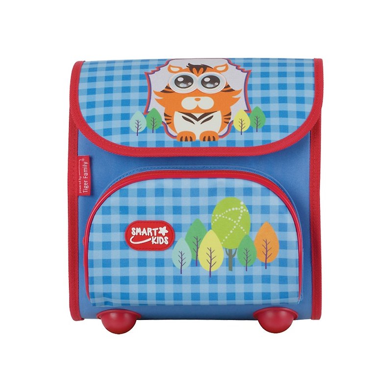Tiger Family Nursery Schoolbag - Blue Tiger + Gift Box 2B Large Triangle Pencil (6 Pack) - Bibs - Other Materials Blue