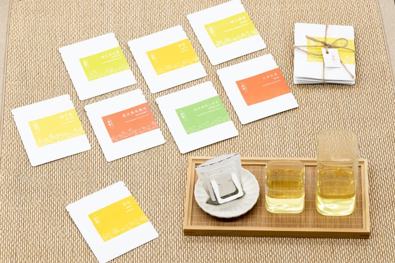 日本茶 | 交換禮物 上班族恩物 輕鬆易沖 手沖掛耳包 - 茶葉/茶包/水果茶 - 新鮮食材 