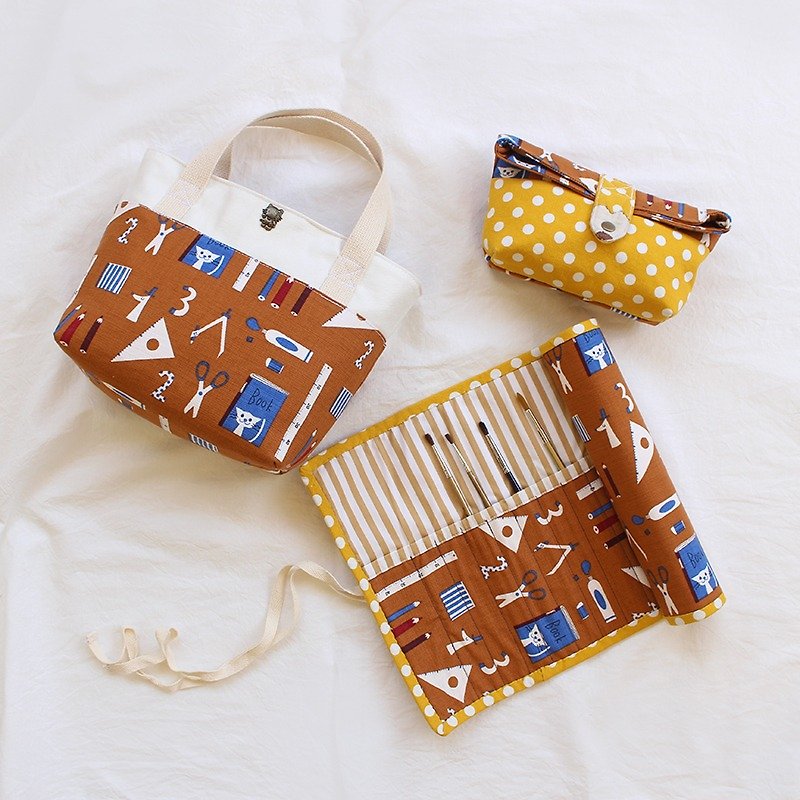Goody Bag-文具用品福袋組合 - 手提包/手提袋 - 棉．麻 