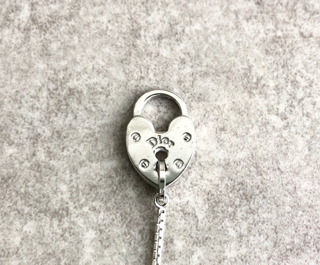 Christian Dior ディオール ブレスレット ハート 南京錠 鍵