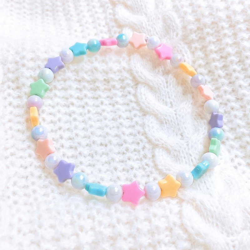 Rainbow star candy/pet scarf/dog scarf/cat scarf/rabbit scarf - ปลอกคอ - วัสดุกันนำ้ 