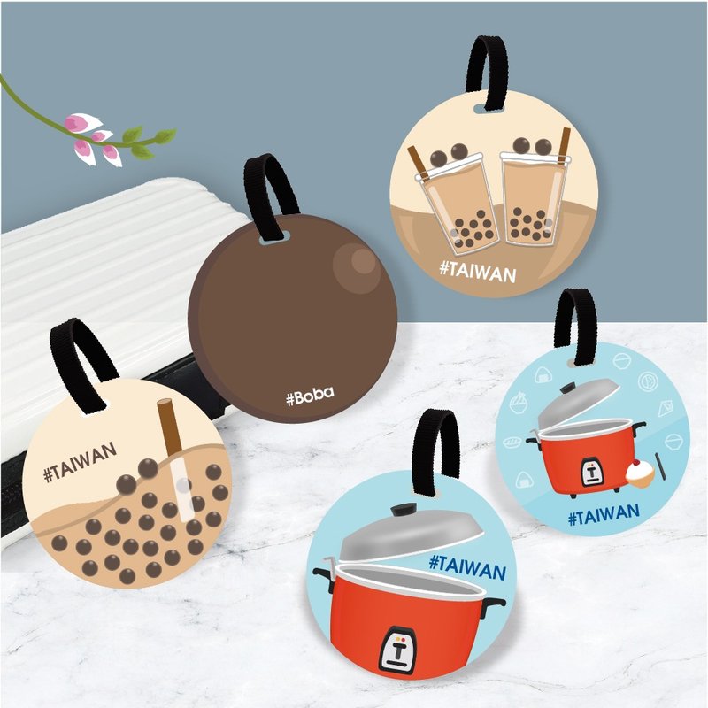 [Taiwan Local Series] #TAIWAN Milk Electric Cooker Luggage Tag/Backpack Tag/Birthday Gift - Luggage Tags - Plastic 