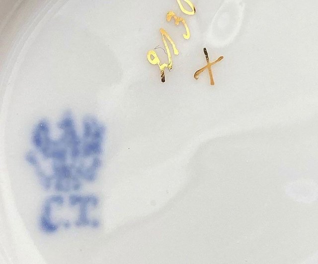 アンティークティーセット 1890 年 |ドイツ C. ティエルシュ食器