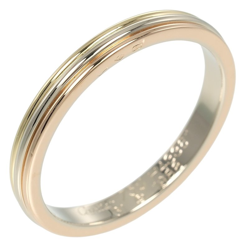 【日本直送】カルティエ CARTIER ヴァンドーム 20.5号 リング 指輪 K18ゴールド YG PG WG 約4.1g【中古】Aランク - 戒指 - 貴金屬 金色