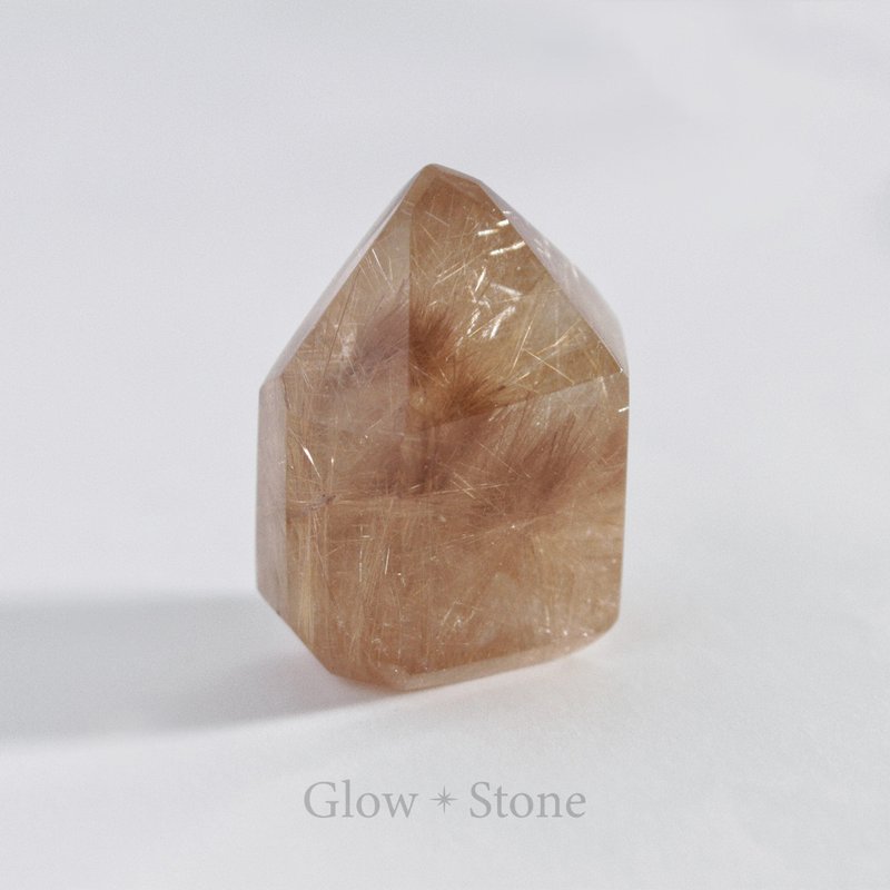 金髮晶 小擺件 Golden Rutilated Quartz - 擺飾/家飾品 - 水晶 金色