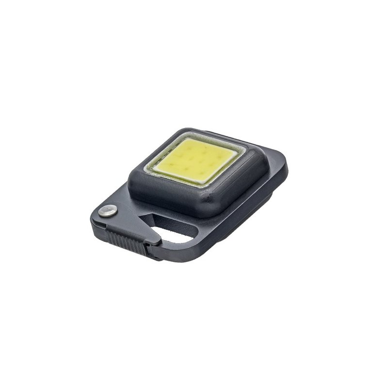 【True Utility】英國多功能充電高亮度鈕扣LED照明燈Buttonlite - 鑰匙圈/鑰匙包 - 不鏽鋼 黑色