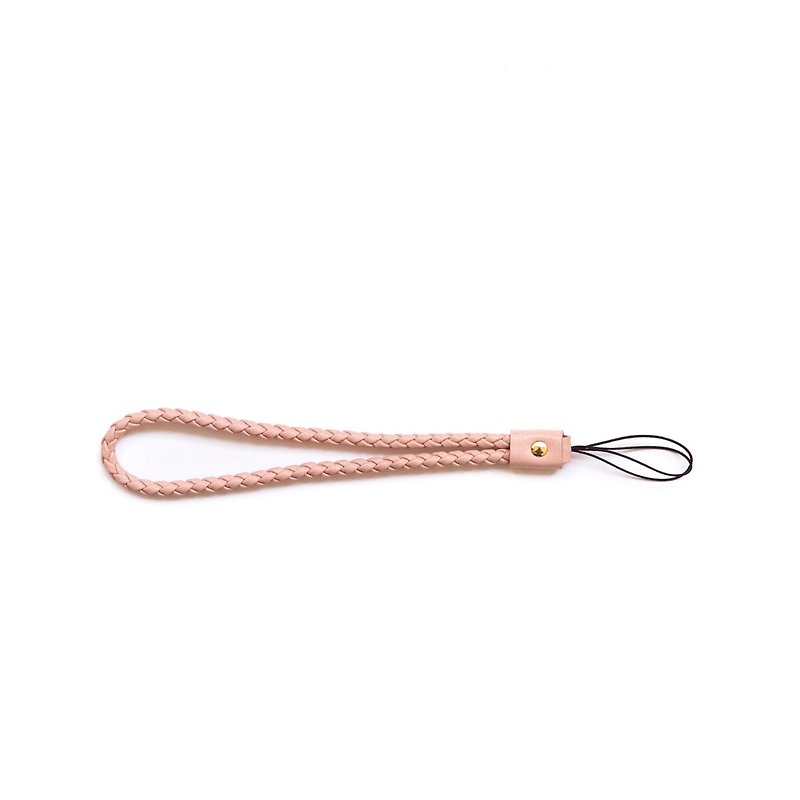 Patina 真皮手工訂製 編織手機吊繩 - 其他 - 真皮 粉紅色