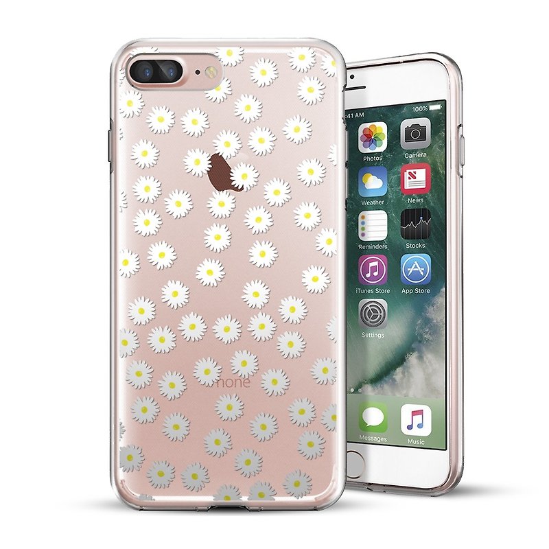 AppleWork iPhone 6 / 6S / 7/8 Original Design Case - Daisy CHIP-064 - Phone Cases - Plastic White