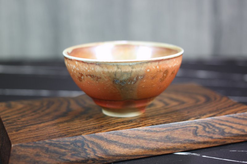 【送禮好物】天目釉 柴燒茶杯 鶯歌陶藝名家葉敏祥作品 - 茶壺/茶杯/茶具 - 瓷 