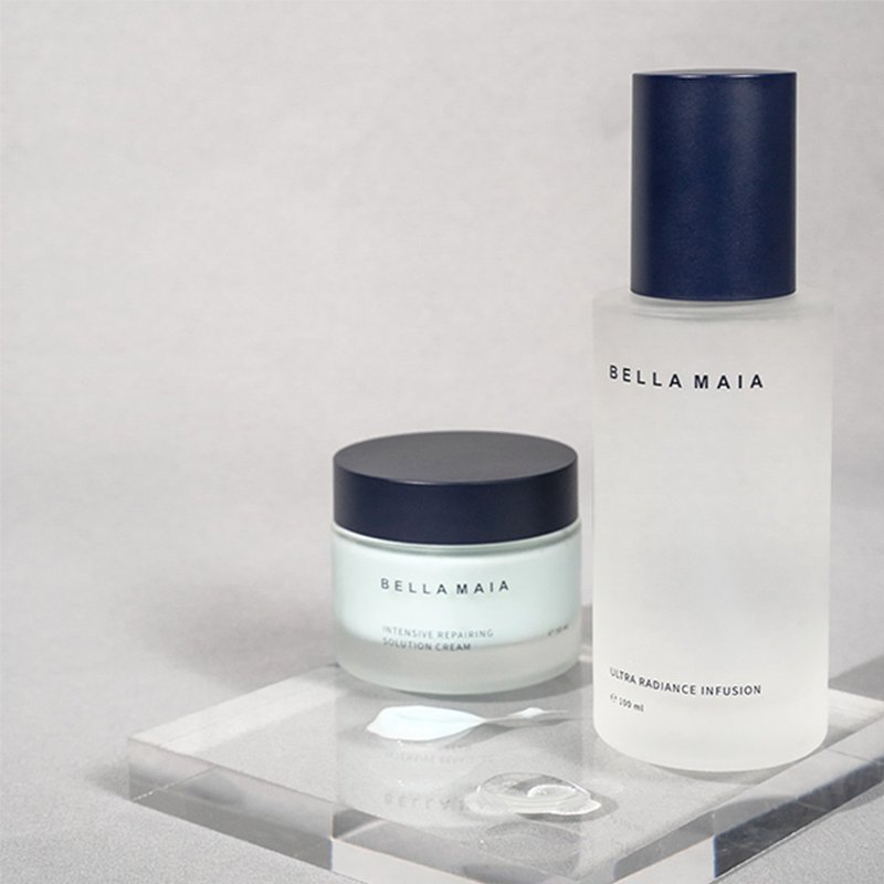 【蓓拉瑪雅】緊膚保溼水凝露 100ml + 藍銅胜肽抗皺霜 50ml - 其他 - 其他材質 