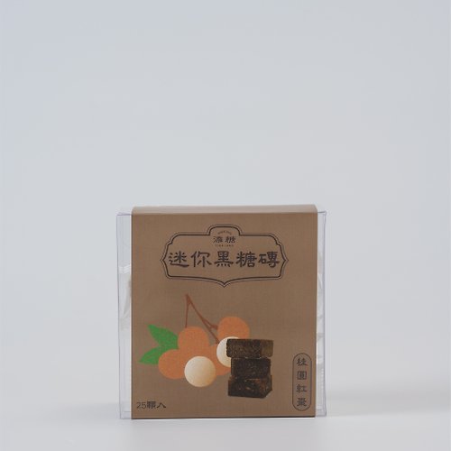添糖精品黑糖 - 暖心飲品專賣店 Taiwan Brown Sugar 添糖 - 迷你茶磚 桂圓紅棗 Mini Jujube Longan brown sugar cube