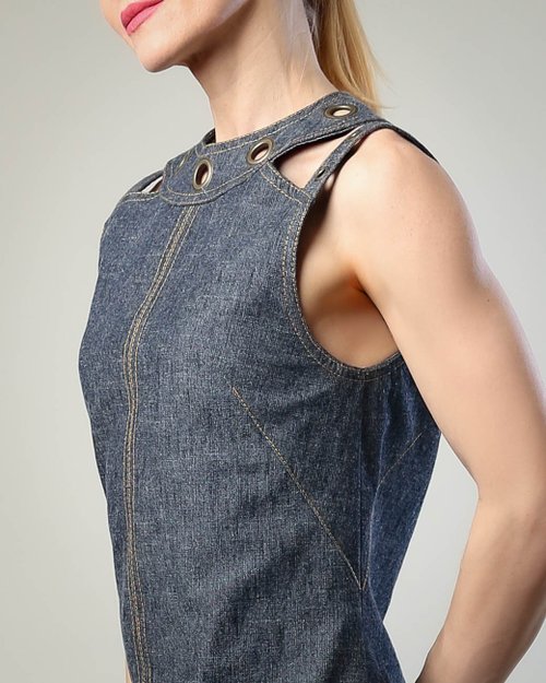 ONE-PIECE Series | Tennis Core Denim Mini Dress - Shop