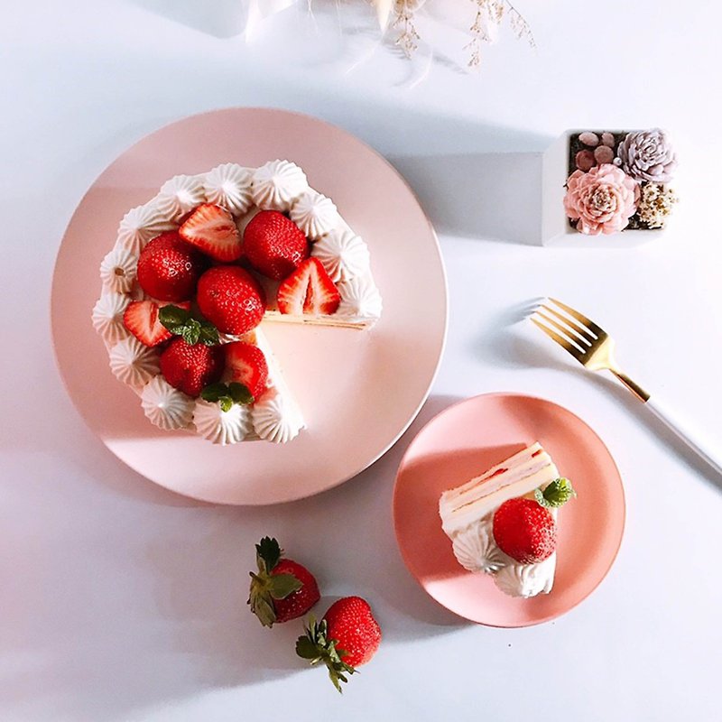 草莓季限定・莓好蛋糕・一人成班・兩個鍋子 - 烘焙/料理/美食 - 其他材質 