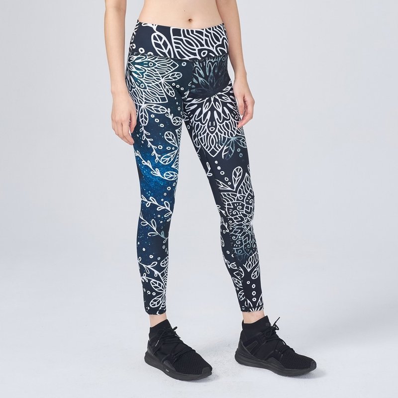 【Miracle】瑜珈褲│彼岸花 The Opposite Bl - 女運動褲/機能褲 - 聚酯纖維 