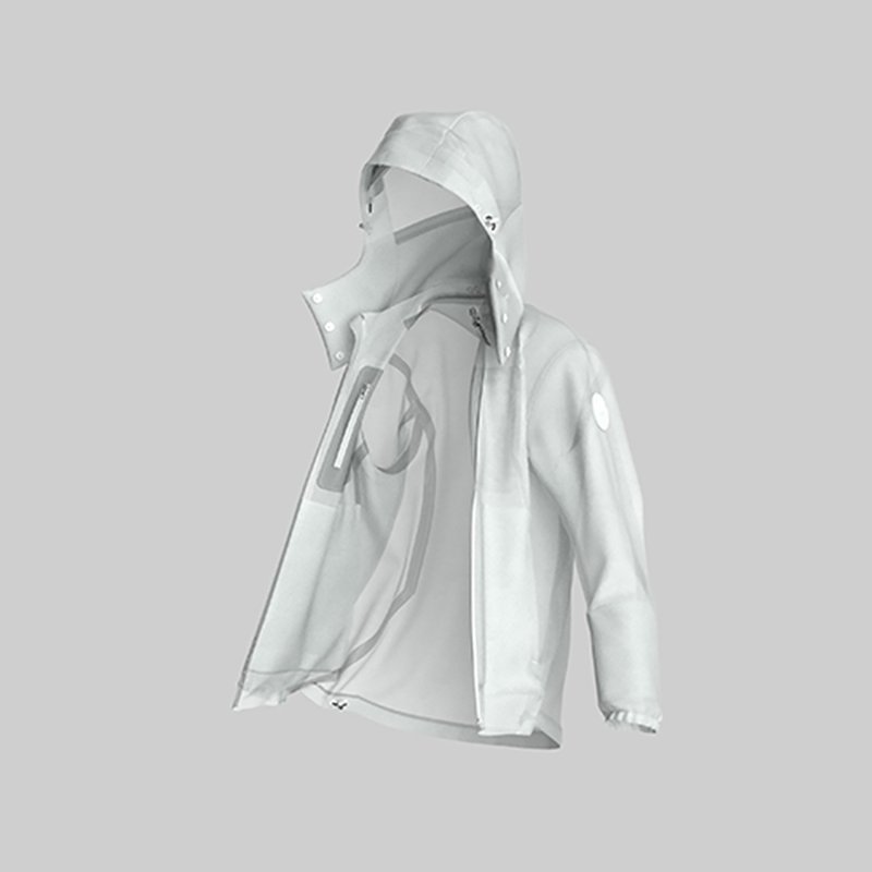 AirOgo Pilloon Jacket Ultralight - Men's Coats & Jackets - Nylon White