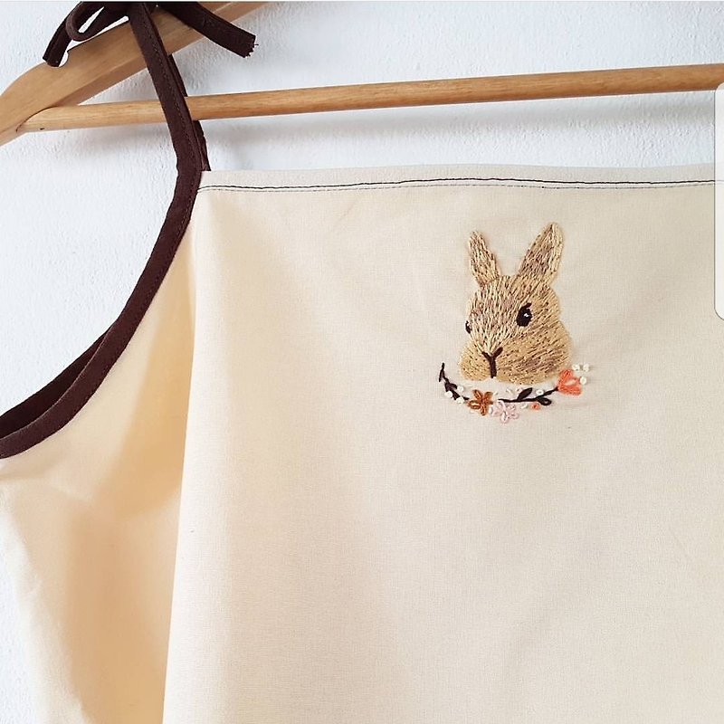 Rabbit top - 背心/無袖上衣 - 棉．麻 