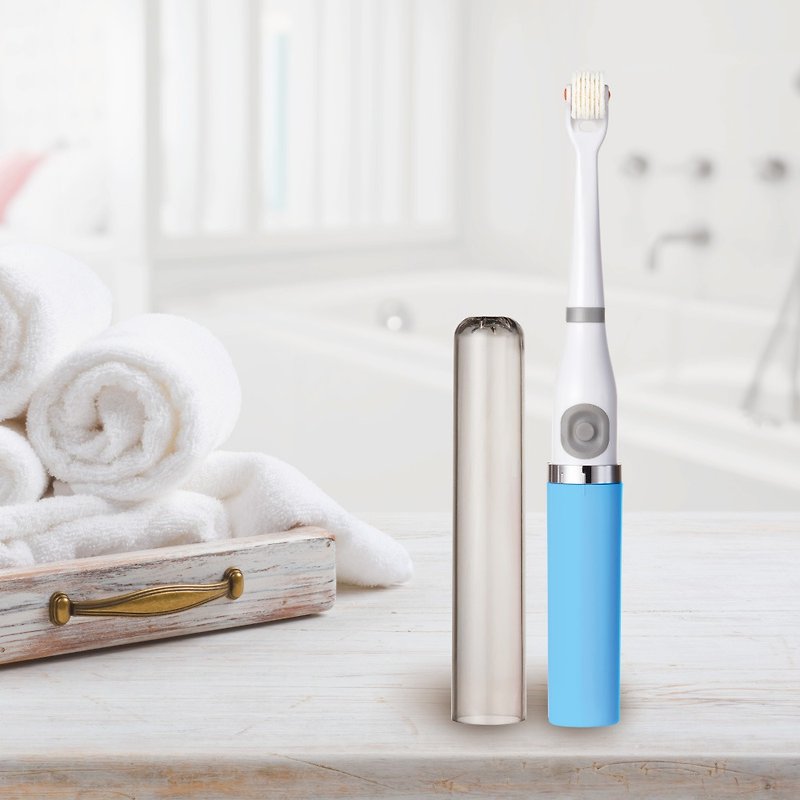 Japan KURUN Dynamic Sonic Roller Toothbrush | Blue - Toothbrushes & Oral Care - Other Materials Blue