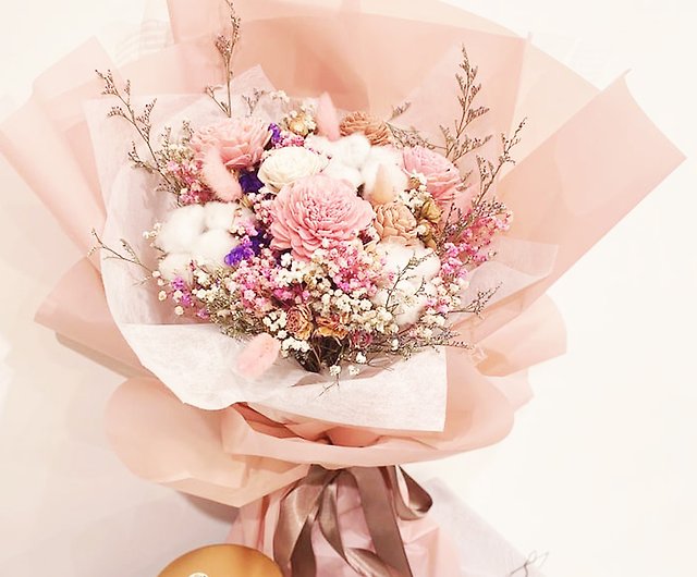 Valentine's Day Bouquet Proposal Bouquet Dry Flower Bouquet Graduation Bouquet  Gift - Shop sallychao Dried Flowers & Bouquets - Pinkoi