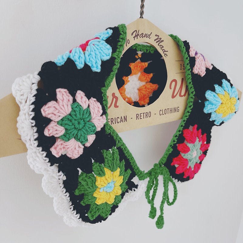 Double 11 Limited Mochou Department Store Handmade Crochet Xinjiang Cotton Retro Fake Collar Christmas Gift Box - สเวตเตอร์ผู้หญิง - ผ้าฝ้าย/ผ้าลินิน 