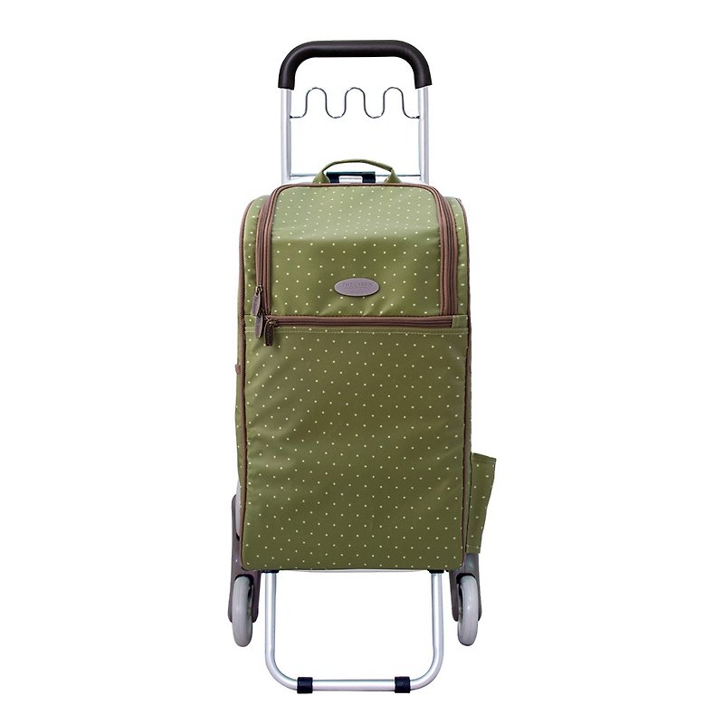 The carros Carol 36L thermal and cold insulation three-wheel wave hook folding shopping cart - green water jade - Camping Gear & Picnic Sets - Waterproof Material Green