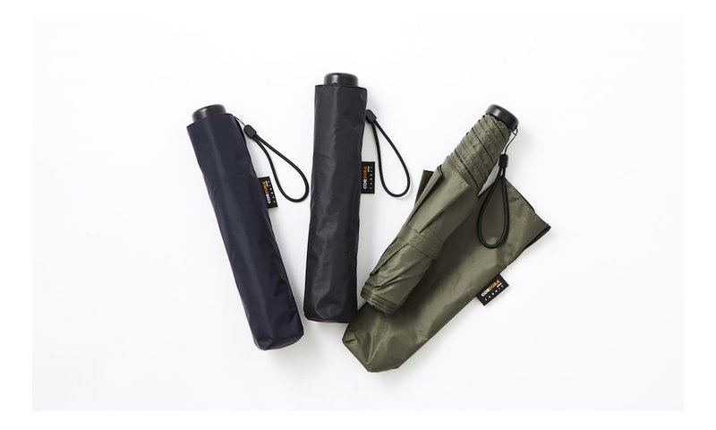 【輕身又耐用 】CORDURA 面料的遮光傘│HEAT BLOCK x Fabric Lig - 雨傘/雨衣 - 防水材質 黑色