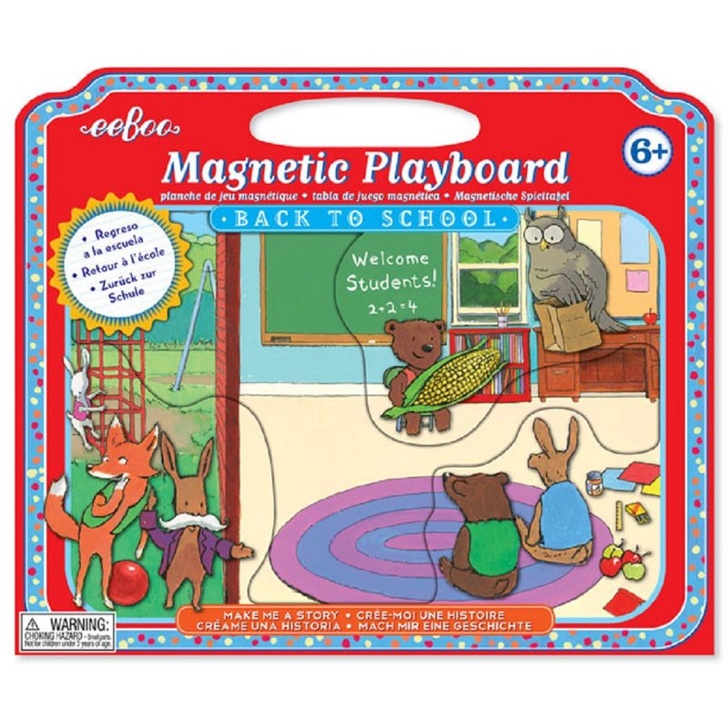 Magnetic Board 磁鐵遊戲板 - Back to School 開學趣 - 拼圖 - 紙 紅色