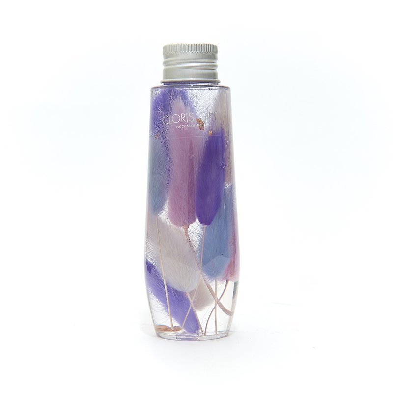 Jelly bottle series [feather fan] - Cloris Gift glass flowers - ตกแต่งต้นไม้ - พืช/ดอกไม้ สีม่วง