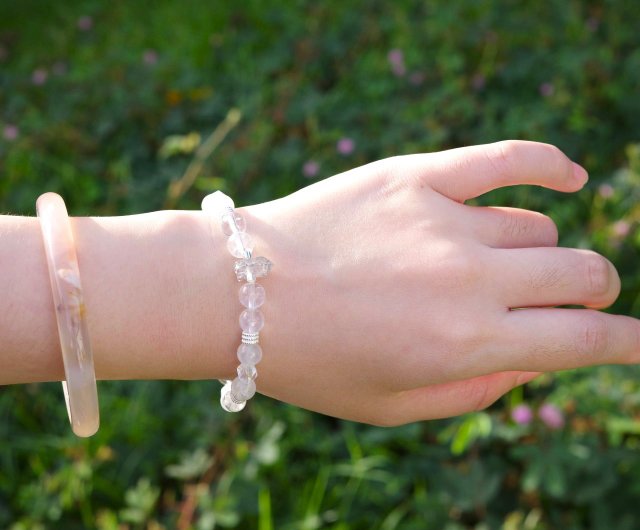 Colorful Crystal Unicorn Silver Bracelet