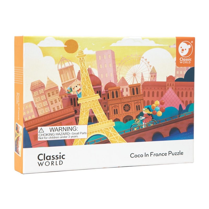 Coco In France Puzzle - Kids' Toys - Paper Multicolor