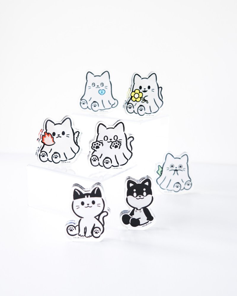 Paipai Sitting Series Fanyou Acrylic Stand - Other - Acrylic White