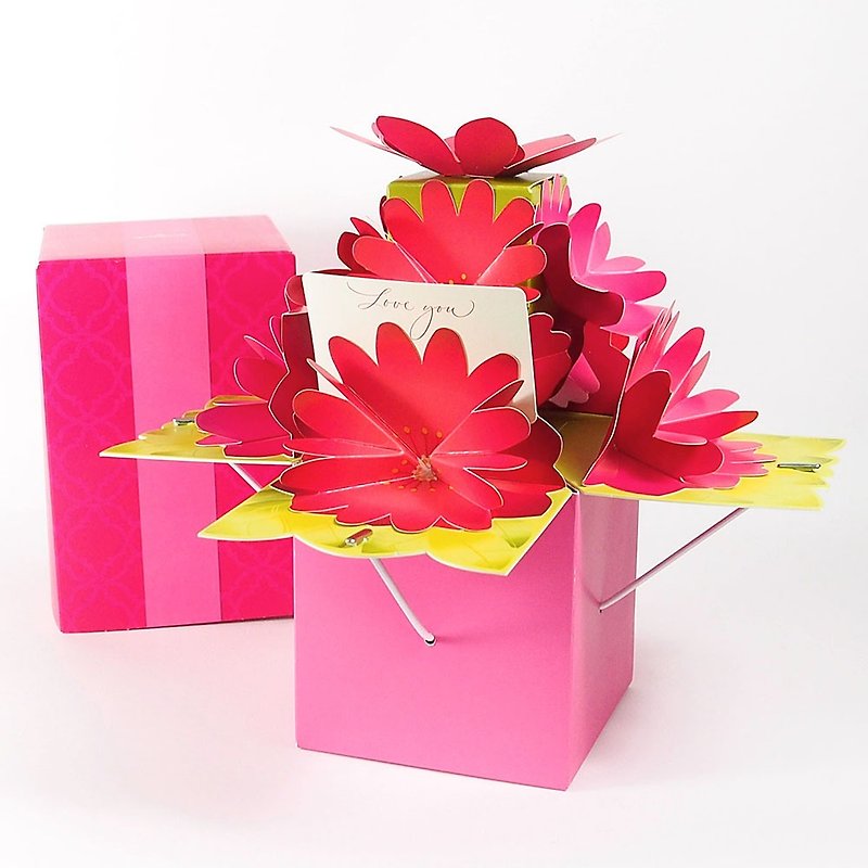 Paper Flower Art Love You [Hallmark-Gift Healing Small Objects] - ของวางตกแต่ง - กระดาษ หลากหลายสี