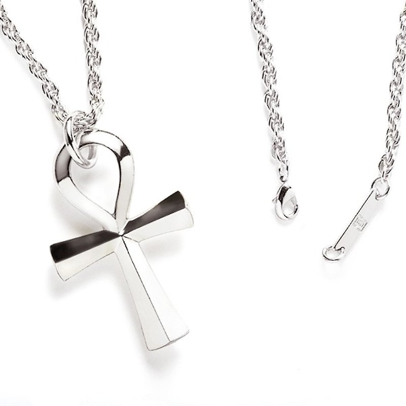Break the chain of life necklace Solo Ankh Chain Necklace - สร้อยคอ - โลหะ 