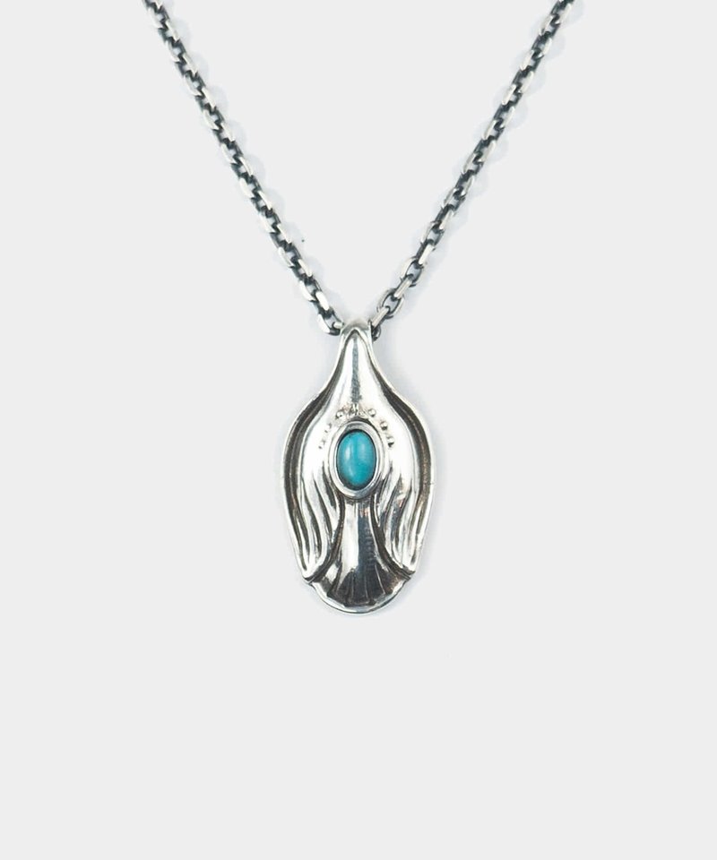 Eagle Turquoise Necklace - 項鍊 - 純銀 