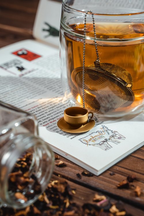 01LIV 01LIV 不銹鋼濾茶器 CHICHI 濾茶球 茶杯吊飾 原創設計 泡茶器