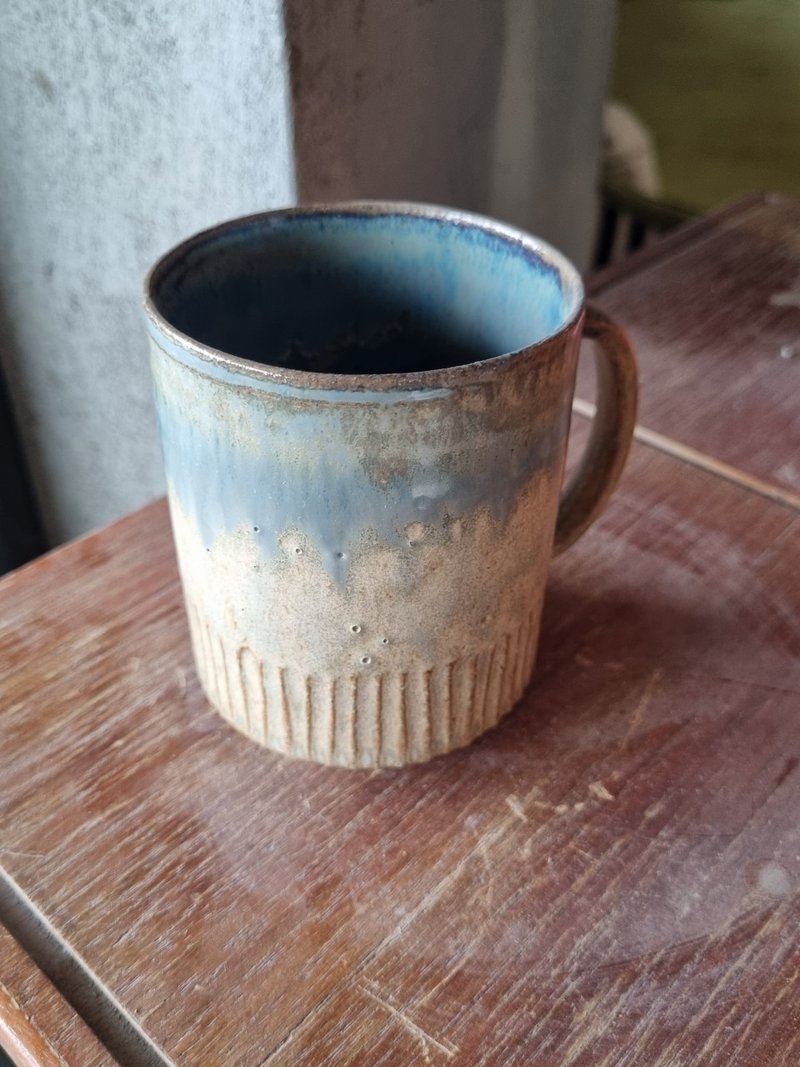 【One Winter】Tahiti-Gothic pottery mug wine cup coffee cup tea - Cups - Pottery Khaki