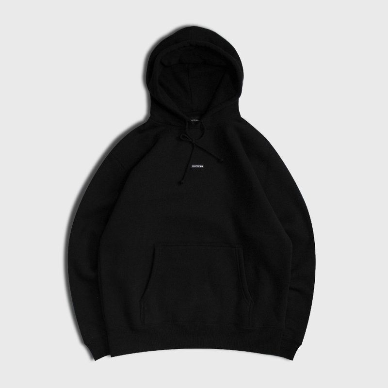 DYCTEAM - LOGO Heavyweight Hoodie - 帽T/大學T - 棉．麻 黑色