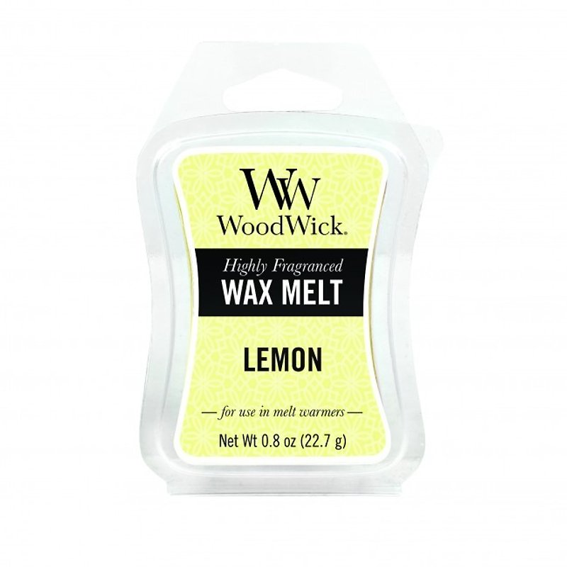 WoodWick Mini Wax Melts 1oz-Lemon - เทียน/เชิงเทียน - ขี้ผึ้ง สีเหลือง