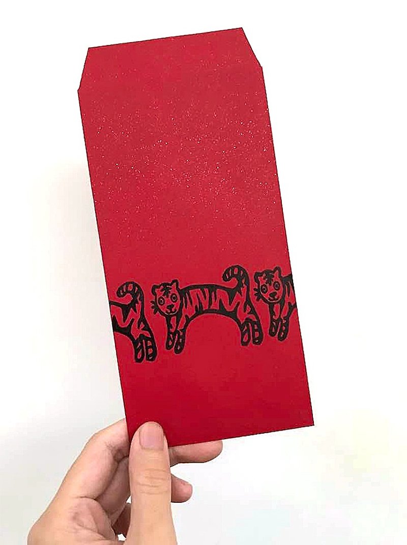 2022 Year of the Tiger Red Packet/Big Cat Red Packet-6pcs - Chinese New Year - Paper Red