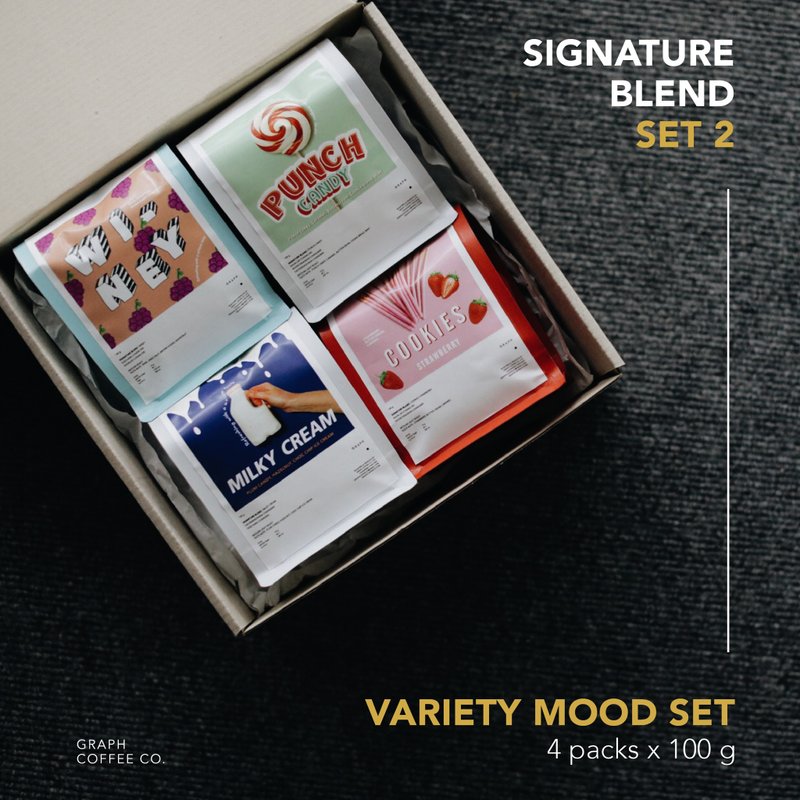 GRAPH | เมล็ดกาแฟชุด 4 แบบ VARIETY MOOD SET - 咖啡/咖啡豆 - 其他材質 